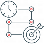 Suivi du calendrier de production et alertes d'étape